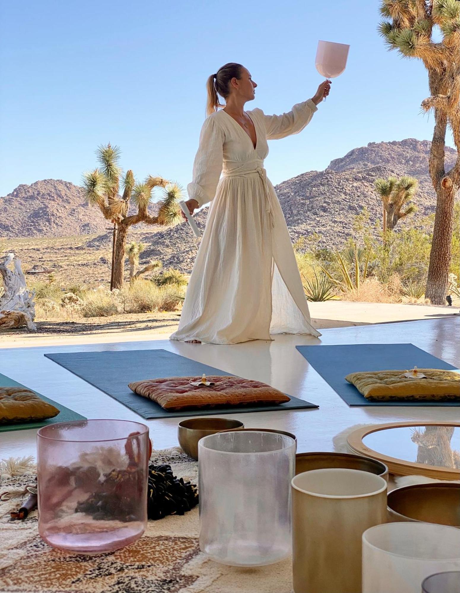 Amaru Muru - Luxury Retreat With Pool/Hot Tub/Yoga Joshua Tree Bagian luar foto