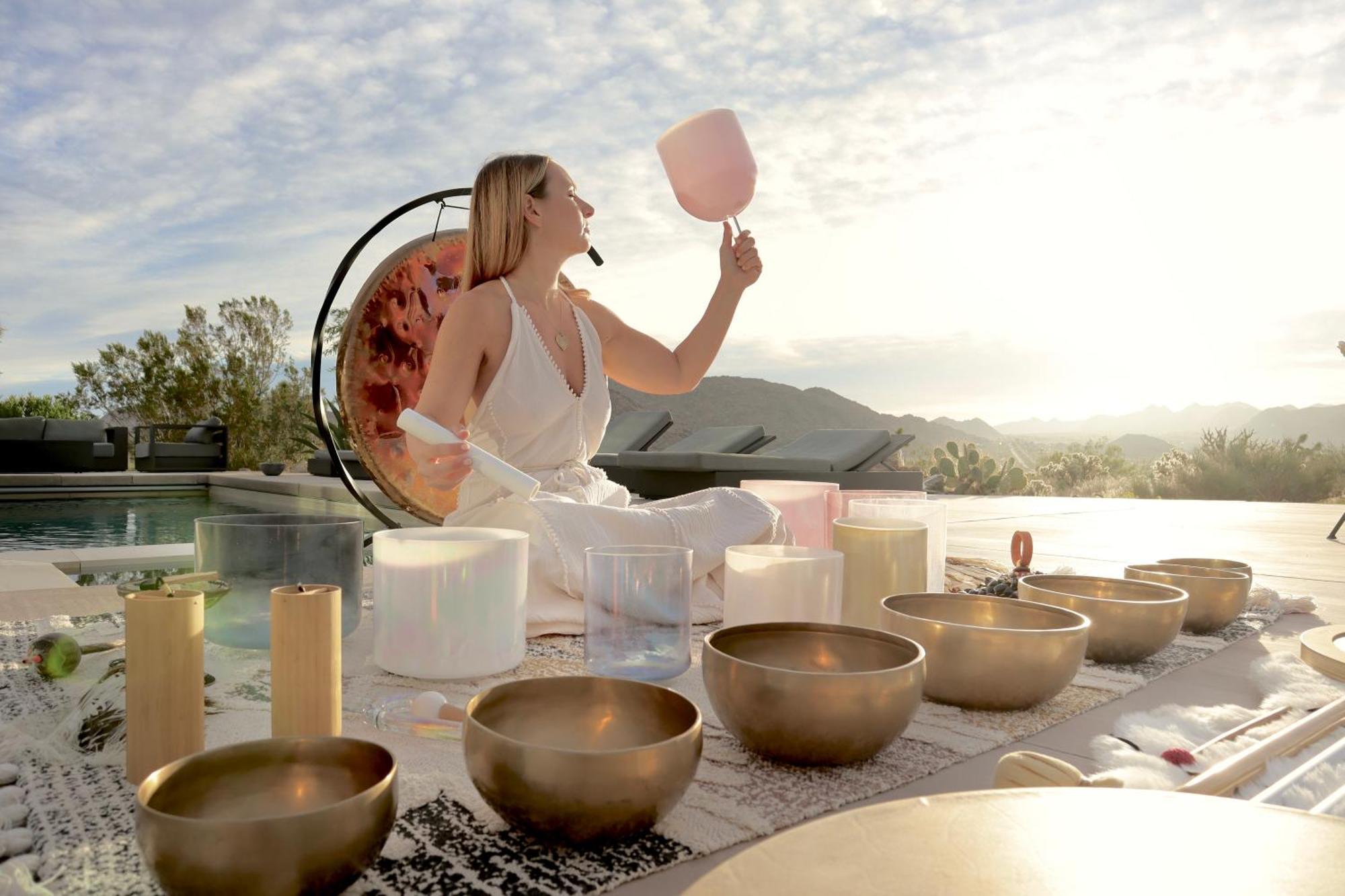 Amaru Muru - Luxury Retreat With Pool/Hot Tub/Yoga Joshua Tree Bagian luar foto